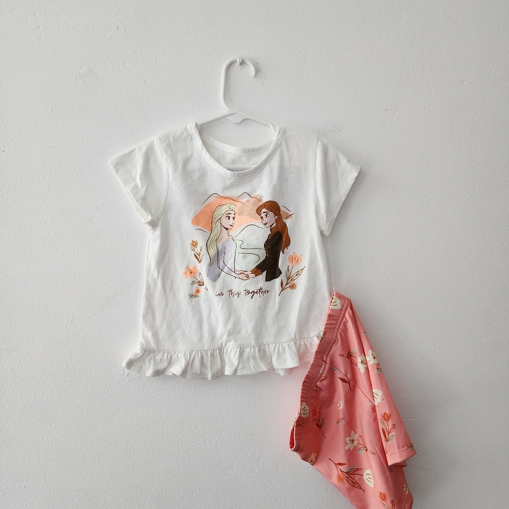 Disney | Frozen Shorts & Blouse Set